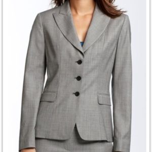 Ann Taylor Blazer navy grayish 0P (mint!)